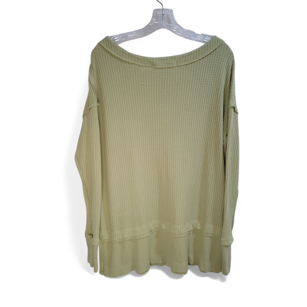 We The Free Shirt XS Green Tunic Top North Slope Thermal   Thumbhole Slouch Fit‎ - Picture 5 of 5